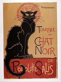 Poster Tournée du Chat Noir